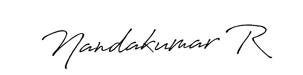 You can use this online signature creator to create a handwritten signature for the name Nandakumar R. This is the best online autograph maker. Nandakumar R signature style 7 images and pictures png