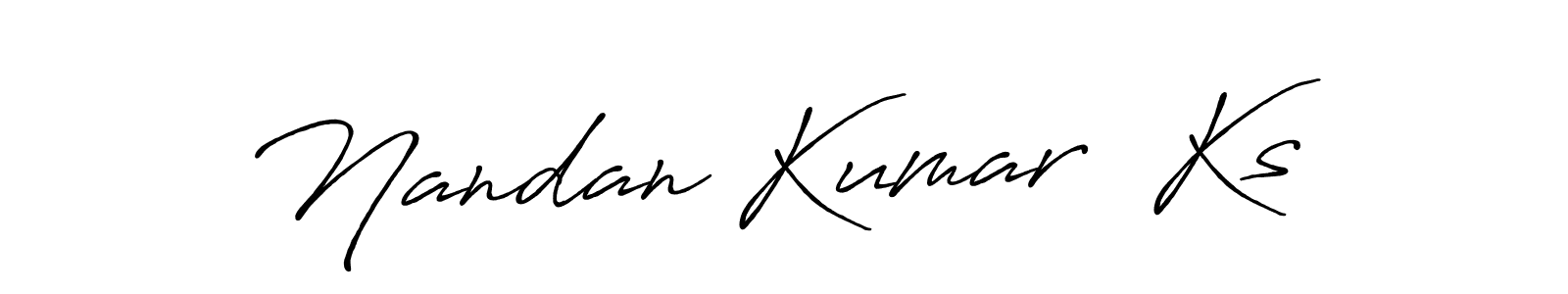 Check out images of Autograph of Nandan Kumar  Ks name. Actor Nandan Kumar  Ks Signature Style. Antro_Vectra_Bolder is a professional sign style online. Nandan Kumar  Ks signature style 7 images and pictures png