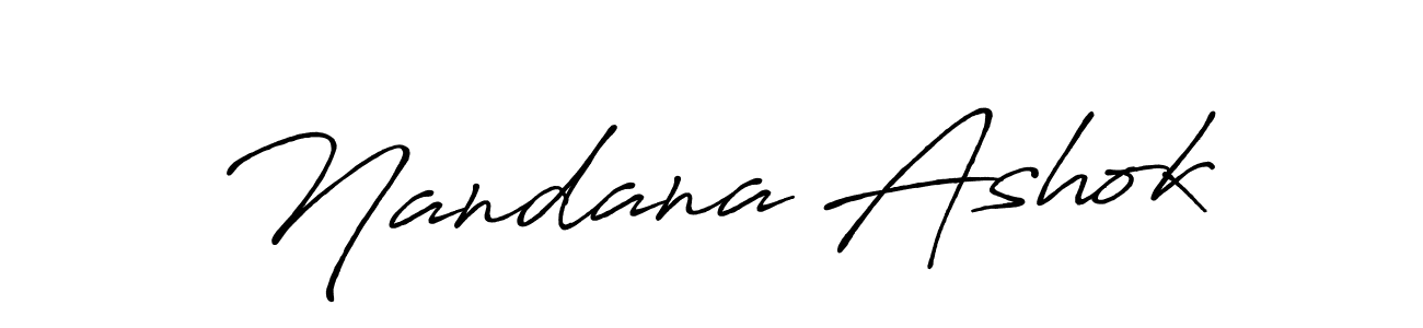 The best way (Antro_Vectra_Bolder) to make a short signature is to pick only two or three words in your name. The name Nandana Ashok include a total of six letters. For converting this name. Nandana Ashok signature style 7 images and pictures png