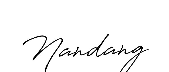 Here are the top 10 professional signature styles for the name Nandang. These are the best autograph styles you can use for your name. Nandang signature style 7 images and pictures png