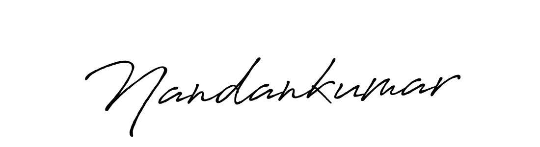 You should practise on your own different ways (Antro_Vectra_Bolder) to write your name (Nandankumar) in signature. don't let someone else do it for you. Nandankumar signature style 7 images and pictures png