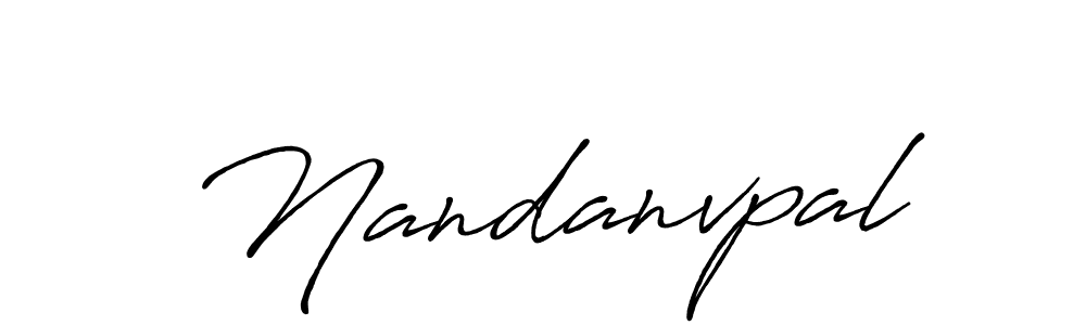 It looks lik you need a new signature style for name Nandanvpal. Design unique handwritten (Antro_Vectra_Bolder) signature with our free signature maker in just a few clicks. Nandanvpal signature style 7 images and pictures png