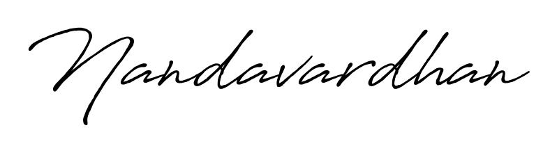Get inspired by this graceful Antro_Vectra_Bolder signature style for name Nandavardhan. Smooth loops and balanced proportions for everyday use. Nandavardhan signature style 7 images and pictures png