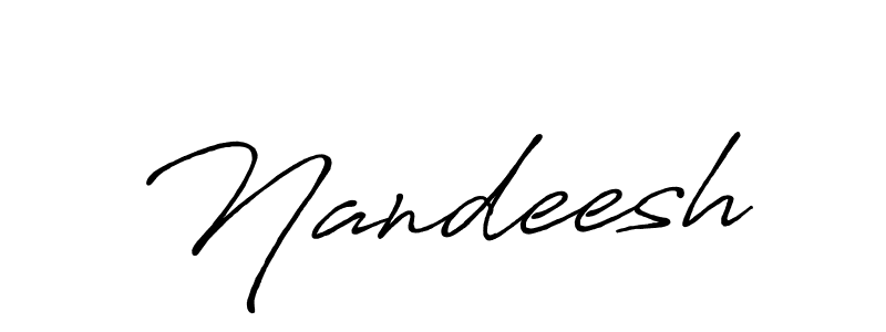 Antro_Vectra_Bolder is a professional signature style that is perfect for those who want to add a touch of class to their signature. It is also a great choice for those who want to make their signature more unique. Get Nandeesh name to fancy signature for free. Nandeesh signature style 7 images and pictures png