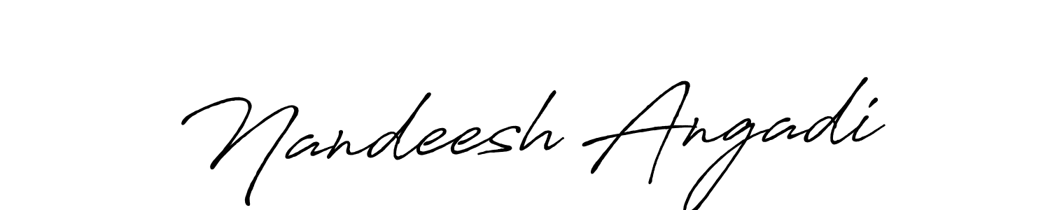 Once you've used our free online signature maker to create your best signature Antro_Vectra_Bolder style, it's time to enjoy all of the benefits that Nandeesh Angadi name signing documents. Nandeesh Angadi signature style 7 images and pictures png