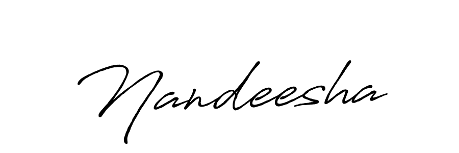 Also You can easily find your signature by using the search form. We will create Nandeesha name handwritten signature images for you free of cost using Antro_Vectra_Bolder sign style. Nandeesha signature style 7 images and pictures png
