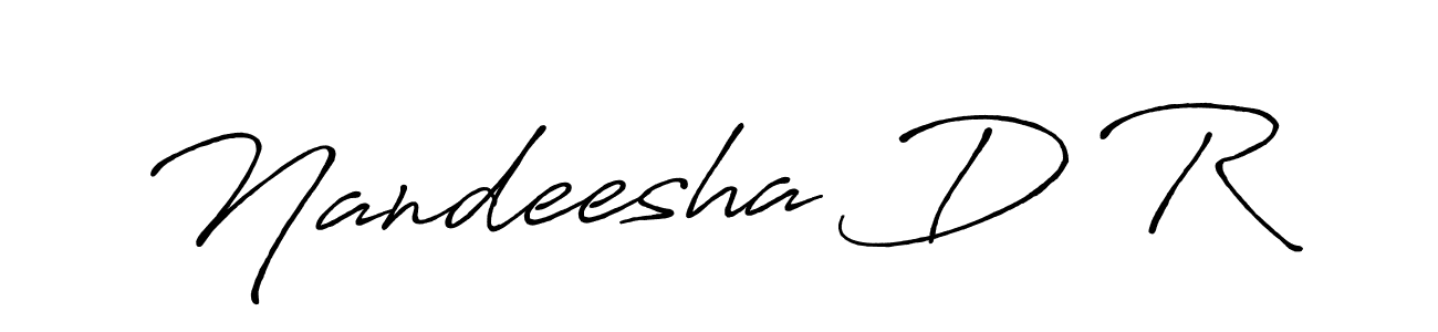 Also You can easily find your signature by using the search form. We will create Nandeesha D R name handwritten signature images for you free of cost using Antro_Vectra_Bolder sign style. Nandeesha D R signature style 7 images and pictures png