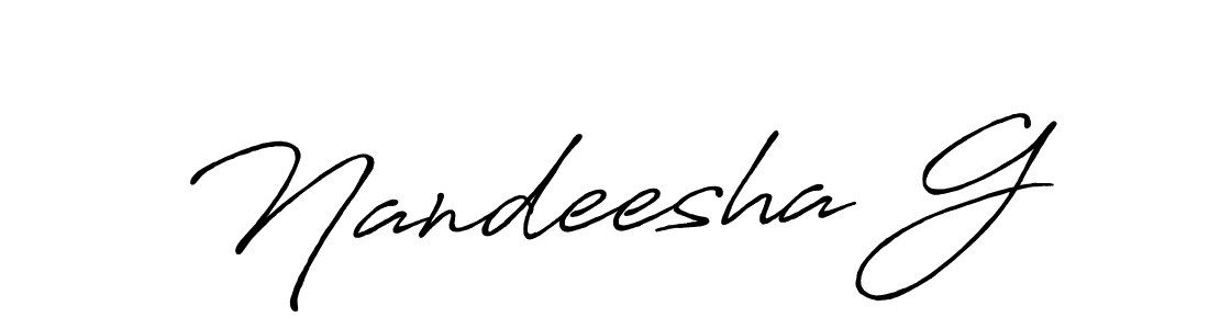 Here are the top 10 professional signature styles for the name Nandeesha G. These are the best autograph styles you can use for your name. Nandeesha G signature style 7 images and pictures png