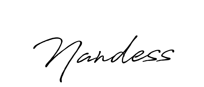 How to Draw Nandess signature style? Antro_Vectra_Bolder is a latest design signature styles for name Nandess. Nandess signature style 7 images and pictures png