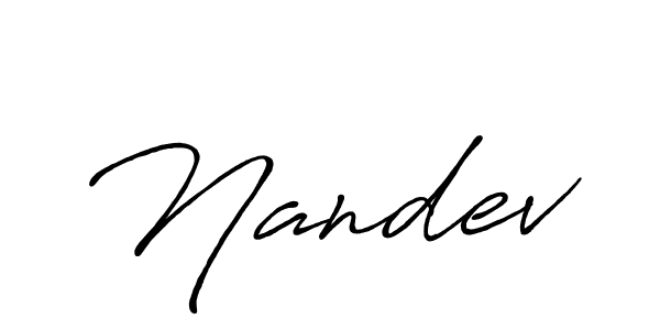 See photos of Nandev official signature by Spectra . Check more albums & portfolios. Read reviews & check more about Antro_Vectra_Bolder font. Nandev signature style 7 images and pictures png