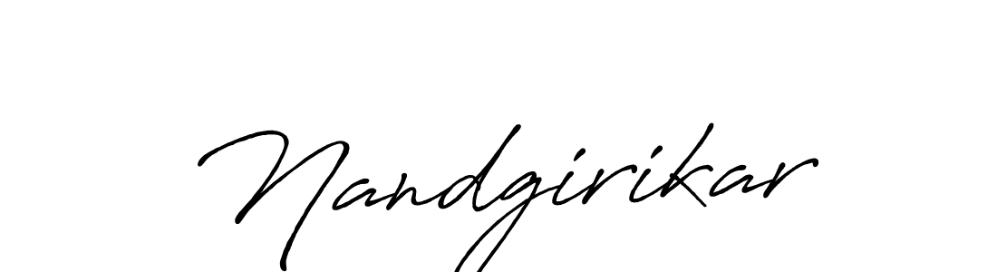 Make a short Nandgirikar signature style. Manage your documents anywhere anytime using Antro_Vectra_Bolder. Create and add eSignatures, submit forms, share and send files easily. Nandgirikar signature style 7 images and pictures png