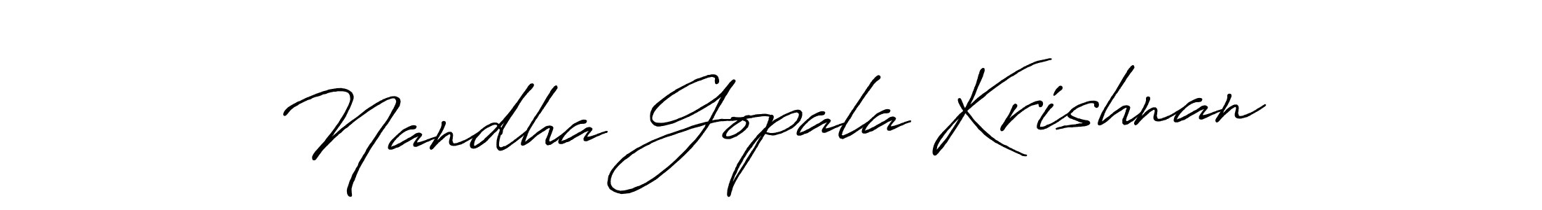 Also You can easily find your signature by using the search form. We will create Nandha Gopala Krishnan name handwritten signature images for you free of cost using Antro_Vectra_Bolder sign style. Nandha Gopala Krishnan signature style 7 images and pictures png