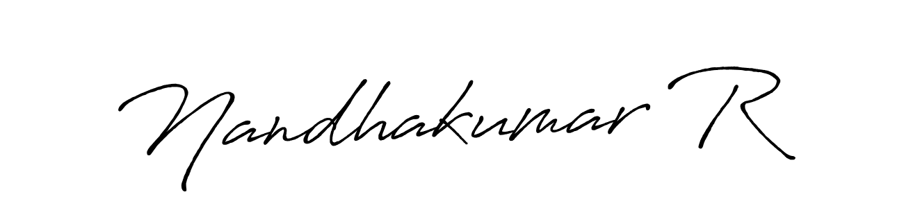 Here are the top 10 professional signature styles for the name Nandhakumar R. These are the best autograph styles you can use for your name. Nandhakumar R signature style 7 images and pictures png