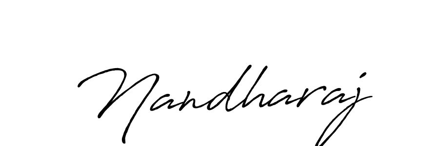 Create a beautiful signature design for name Nandharaj. With this signature (Antro_Vectra_Bolder) fonts, you can make a handwritten signature for free. Nandharaj signature style 7 images and pictures png