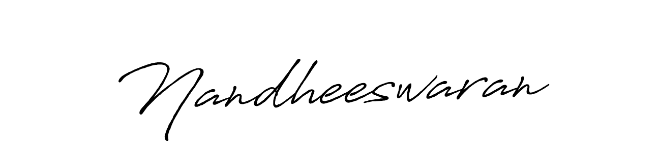 Also we have Nandheeswaran name is the best signature style. Create professional handwritten signature collection using Antro_Vectra_Bolder autograph style. Nandheeswaran signature style 7 images and pictures png