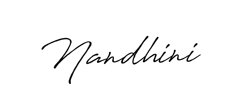 Nandhini stylish signature style. Best Handwritten Sign (Antro_Vectra_Bolder) for my name. Handwritten Signature Collection Ideas for my name Nandhini. Nandhini signature style 7 images and pictures png