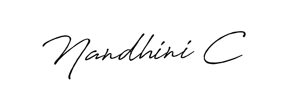 Here are the top 10 professional signature styles for the name Nandhini C. These are the best autograph styles you can use for your name. Nandhini C signature style 7 images and pictures png