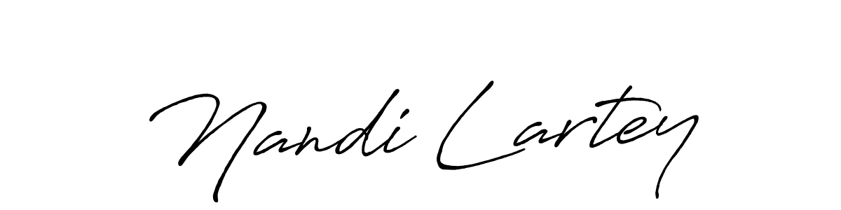 Make a short Nandi Lartey signature style. Manage your documents anywhere anytime using Antro_Vectra_Bolder. Create and add eSignatures, submit forms, share and send files easily. Nandi Lartey signature style 7 images and pictures png