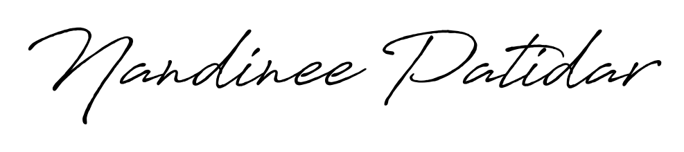 Create a beautiful signature design for name Nandinee Patidar. With this signature (Antro_Vectra_Bolder) fonts, you can make a handwritten signature for free. Nandinee Patidar signature style 7 images and pictures png