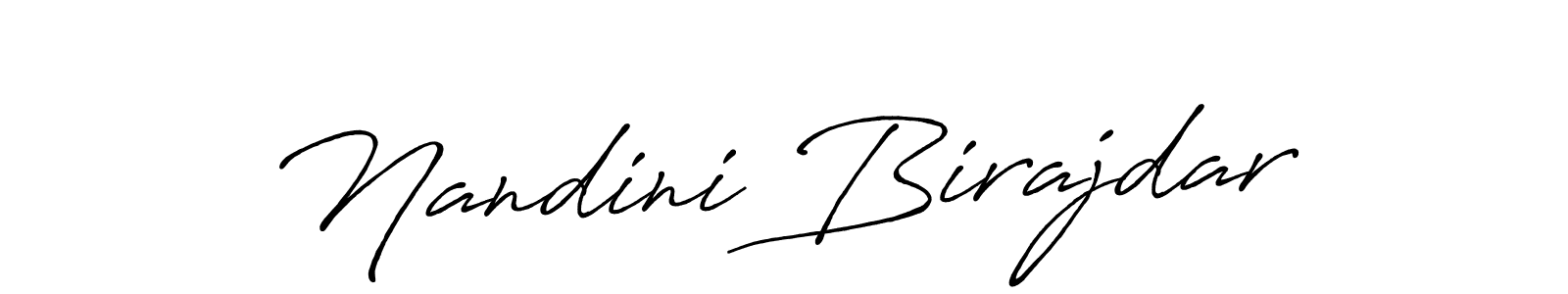 Use a signature maker to create a handwritten signature online. With this signature software, you can design (Antro_Vectra_Bolder) your own signature for name Nandini Birajdar. Nandini Birajdar signature style 7 images and pictures png