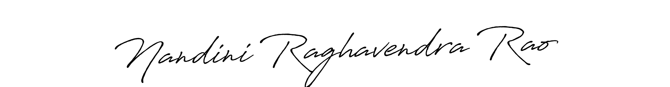 How to make Nandini Raghavendra Rao name signature. Use Antro_Vectra_Bolder style for creating short signs online. This is the latest handwritten sign. Nandini Raghavendra Rao signature style 7 images and pictures png