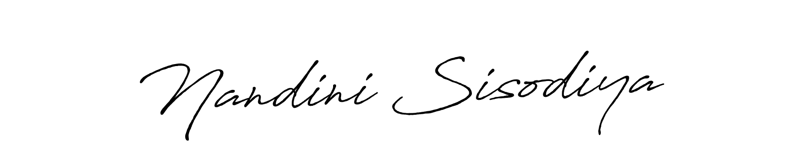 if you are searching for the best signature style for your name Nandini Sisodiya. so please give up your signature search. here we have designed multiple signature styles  using Antro_Vectra_Bolder. Nandini Sisodiya signature style 7 images and pictures png