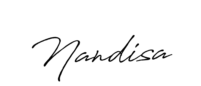 Once you've used our free online signature maker to create your best signature Antro_Vectra_Bolder style, it's time to enjoy all of the benefits that Nandisa name signing documents. Nandisa signature style 7 images and pictures png