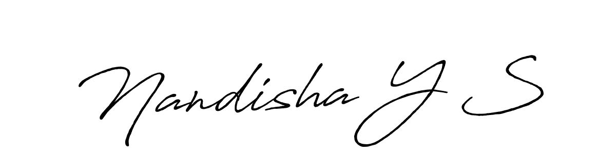 Once you've used our free online signature maker to create your best signature Antro_Vectra_Bolder style, it's time to enjoy all of the benefits that Nandisha Y S name signing documents. Nandisha Y S signature style 7 images and pictures png