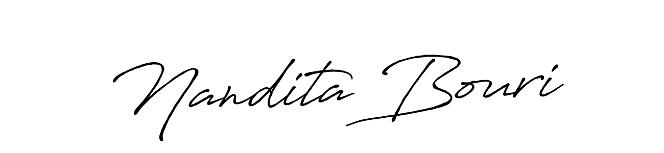 See photos of Nandita Bouri official signature by Spectra . Check more albums & portfolios. Read reviews & check more about Antro_Vectra_Bolder font. Nandita Bouri signature style 7 images and pictures png