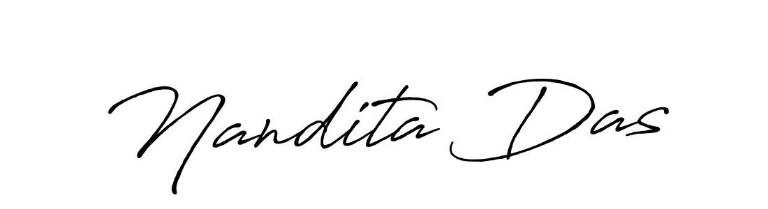 Create a beautiful signature design for name Nandita Das. With this signature (Antro_Vectra_Bolder) fonts, you can make a handwritten signature for free. Nandita Das signature style 7 images and pictures png
