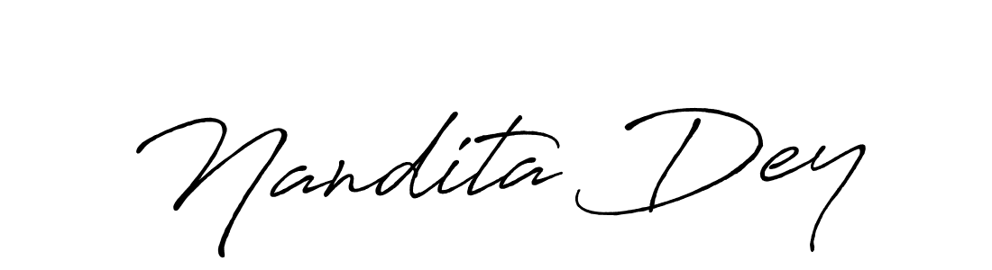 Once you've used our free online signature maker to create your best signature Antro_Vectra_Bolder style, it's time to enjoy all of the benefits that Nandita Dey name signing documents. Nandita Dey signature style 7 images and pictures png