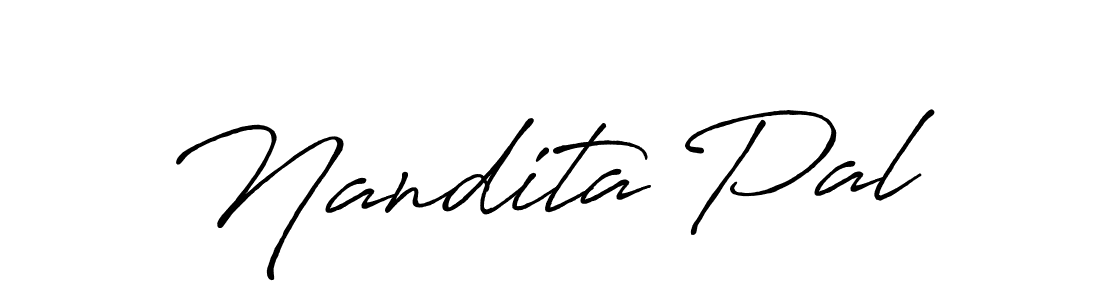 Also we have Nandita Pal name is the best signature style. Create professional handwritten signature collection using Antro_Vectra_Bolder autograph style. Nandita Pal signature style 7 images and pictures png