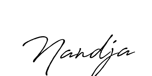 Antro_Vectra_Bolder is a professional signature style that is perfect for those who want to add a touch of class to their signature. It is also a great choice for those who want to make their signature more unique. Get Nandja name to fancy signature for free. Nandja signature style 7 images and pictures png