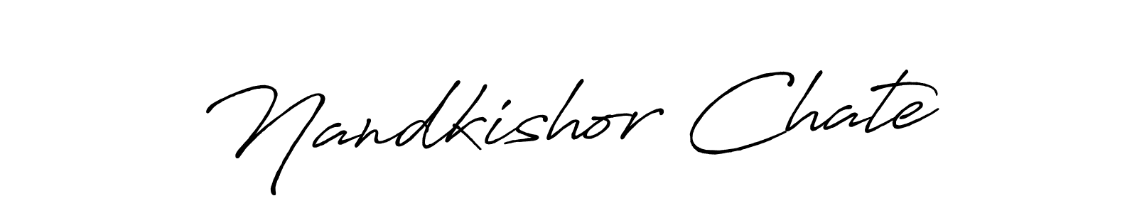 Also we have Nandkishor Chate name is the best signature style. Create professional handwritten signature collection using Antro_Vectra_Bolder autograph style. Nandkishor Chate signature style 7 images and pictures png