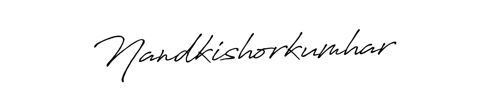 It looks lik you need a new signature style for name Nandkishorkumhar. Design unique handwritten (Antro_Vectra_Bolder) signature with our free signature maker in just a few clicks. Nandkishorkumhar signature style 7 images and pictures png