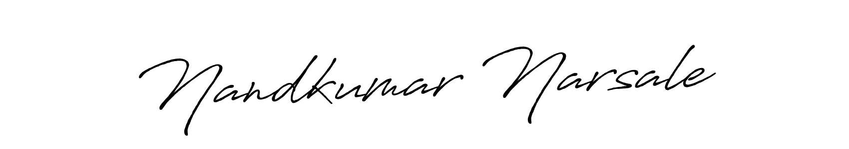 This is the best signature style for the Nandkumar Narsale name. Also you like these signature font (Antro_Vectra_Bolder). Mix name signature. Nandkumar Narsale signature style 7 images and pictures png