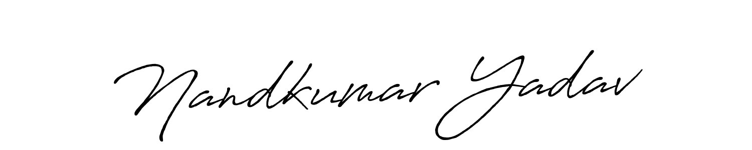 Here are the top 10 professional signature styles for the name Nandkumar Yadav. These are the best autograph styles you can use for your name. Nandkumar Yadav signature style 7 images and pictures png