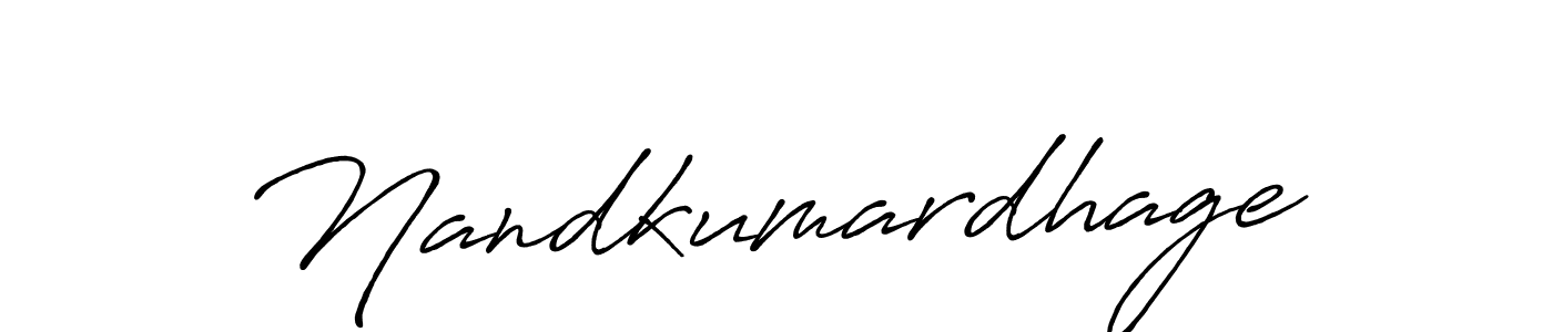 Nandkumardhage stylish signature style. Best Handwritten Sign (Antro_Vectra_Bolder) for my name. Handwritten Signature Collection Ideas for my name Nandkumardhage. Nandkumardhage signature style 7 images and pictures png