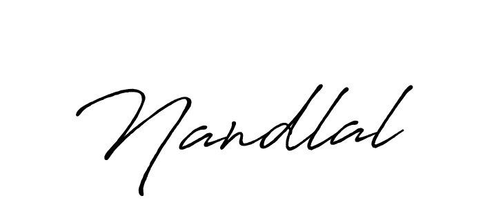 It looks lik you need a new signature style for name Nandlal. Design unique handwritten (Antro_Vectra_Bolder) signature with our free signature maker in just a few clicks. Nandlal signature style 7 images and pictures png