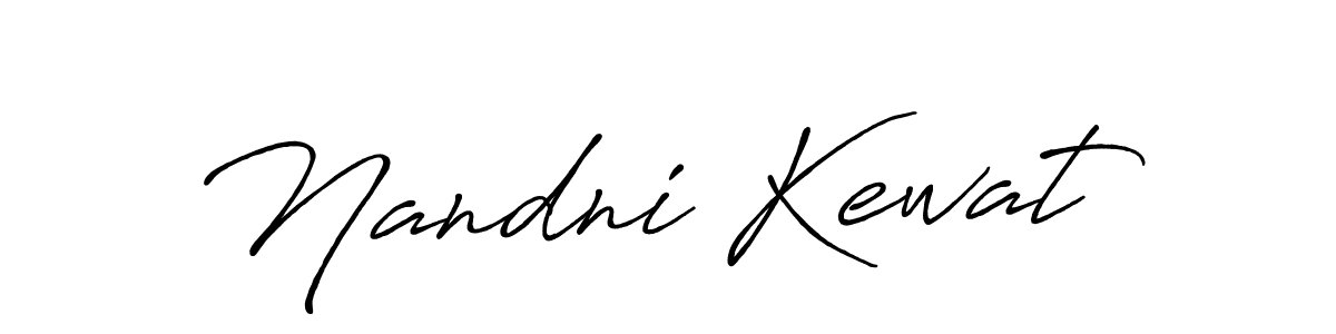 How to make Nandni Kewat signature? Antro_Vectra_Bolder is a professional autograph style. Create handwritten signature for Nandni Kewat name. Nandni Kewat signature style 7 images and pictures png