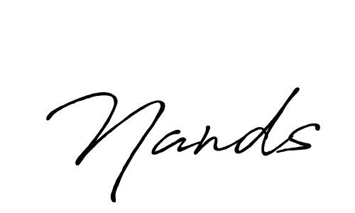 The best way (Antro_Vectra_Bolder) to make a short signature is to pick only two or three words in your name. The name Nands include a total of six letters. For converting this name. Nands signature style 7 images and pictures png