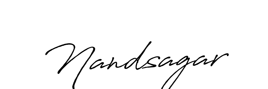 How to make Nandsagar signature? Antro_Vectra_Bolder is a professional autograph style. Create handwritten signature for Nandsagar name. Nandsagar signature style 7 images and pictures png