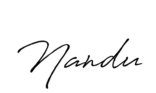 Similarly Antro_Vectra_Bolder is the best handwritten signature design. Signature creator online .You can use it as an online autograph creator for name Nandu. Nandu signature style 7 images and pictures png