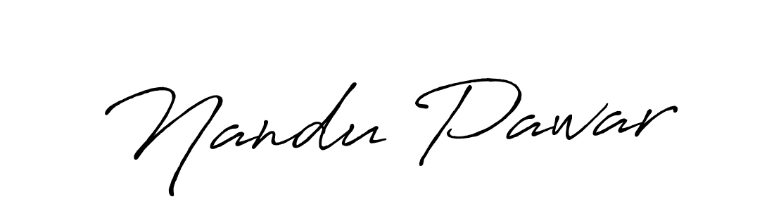 Also You can easily find your signature by using the search form. We will create Nandu Pawar name handwritten signature images for you free of cost using Antro_Vectra_Bolder sign style. Nandu Pawar signature style 7 images and pictures png