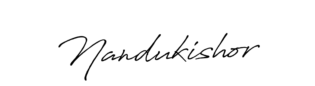 Nandukishor stylish signature style. Best Handwritten Sign (Antro_Vectra_Bolder) for my name. Handwritten Signature Collection Ideas for my name Nandukishor. Nandukishor signature style 7 images and pictures png