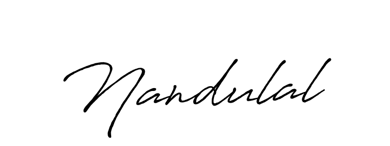 The best way (Antro_Vectra_Bolder) to make a short signature is to pick only two or three words in your name. The name Nandulal include a total of six letters. For converting this name. Nandulal signature style 7 images and pictures png