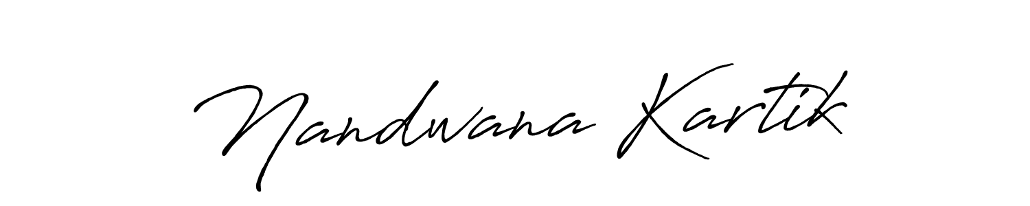 if you are searching for the best signature style for your name Nandwana Kartik. so please give up your signature search. here we have designed multiple signature styles  using Antro_Vectra_Bolder. Nandwana Kartik signature style 7 images and pictures png