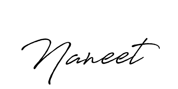 Design your own signature with our free online signature maker. With this signature software, you can create a handwritten (Antro_Vectra_Bolder) signature for name Naneet. Naneet signature style 7 images and pictures png