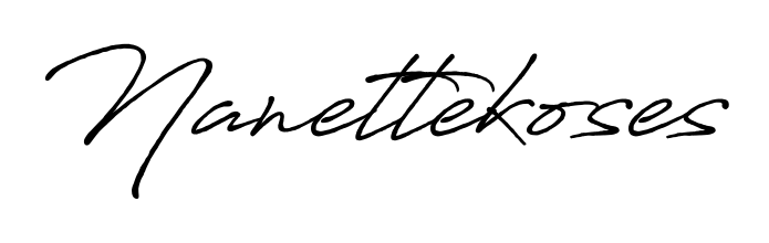 Transform the name Nanettekoses into a signature masterpiece using Antro_Vectra_Bolder font. Ideal for photographers, artists, and creators looking for watermarks. Nanettekoses signature style 7 images and pictures png