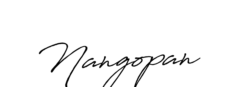 It looks lik you need a new signature style for name Nangopan. Design unique handwritten (Antro_Vectra_Bolder) signature with our free signature maker in just a few clicks. Nangopan signature style 7 images and pictures png